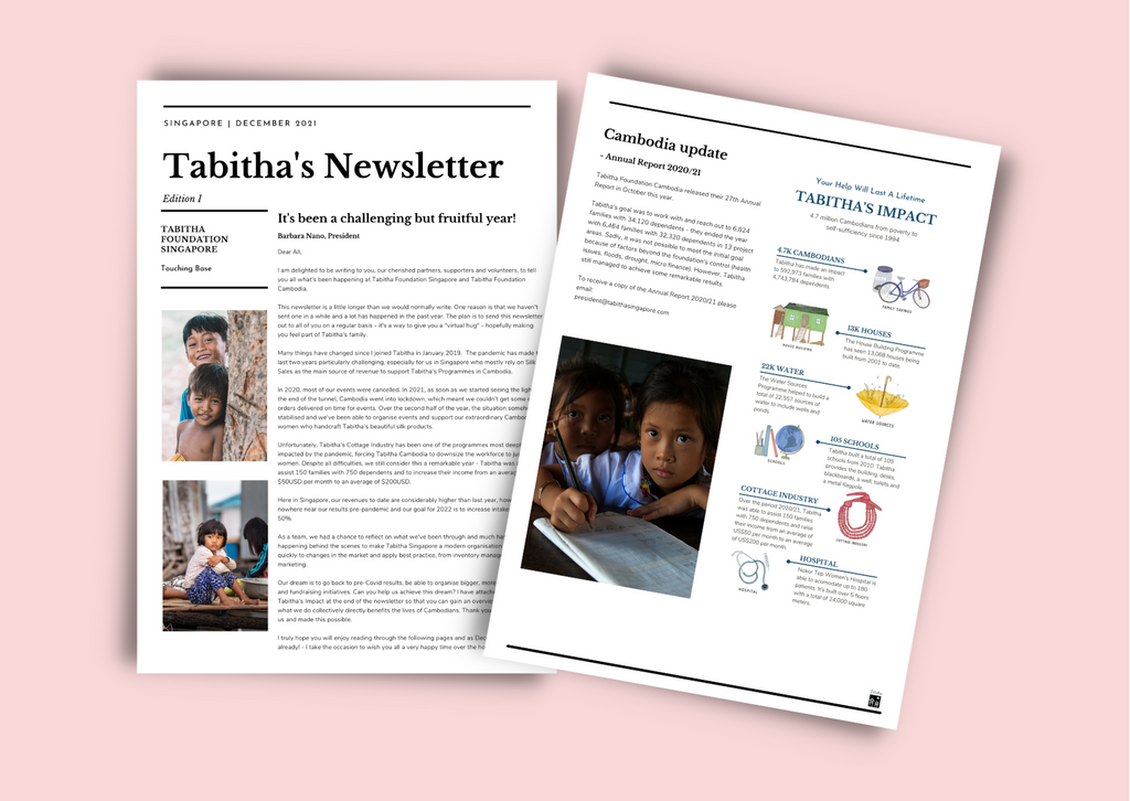 December 2021 - Tabitha SG Newsletter